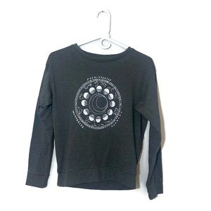 H&M Divided Astrology Gray Long Sleeved T-Shirt Size XS